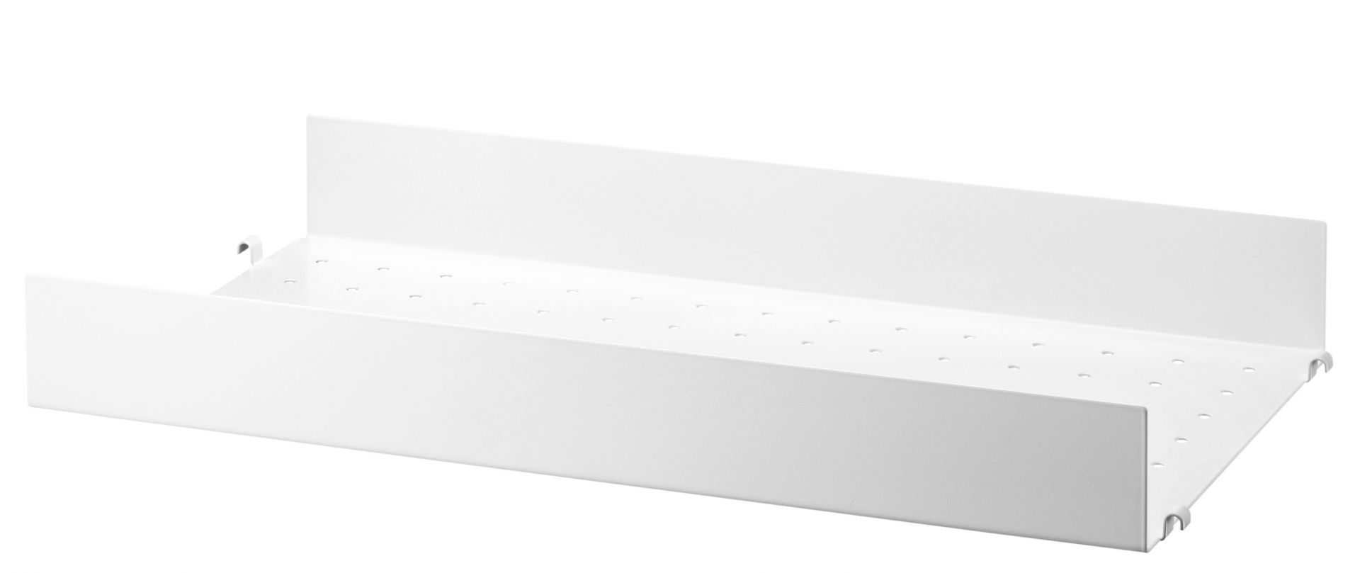Single Piece Metal Shelf High Edge W 58 cm String Furniture    